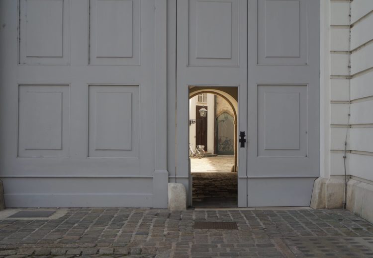 Doorway Showing a bicycle